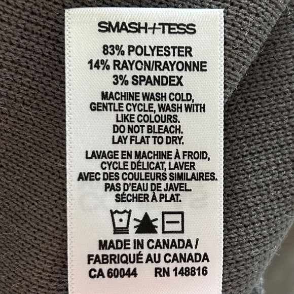 Smash + Tess Heather Gray Tuesday Wide Leg Sleeveless Romper Jumpsuit Size XS/S - Picture 4 of 9